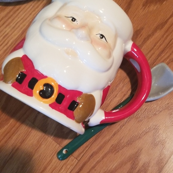 Santa mug with spoon - Picture 4 of 8